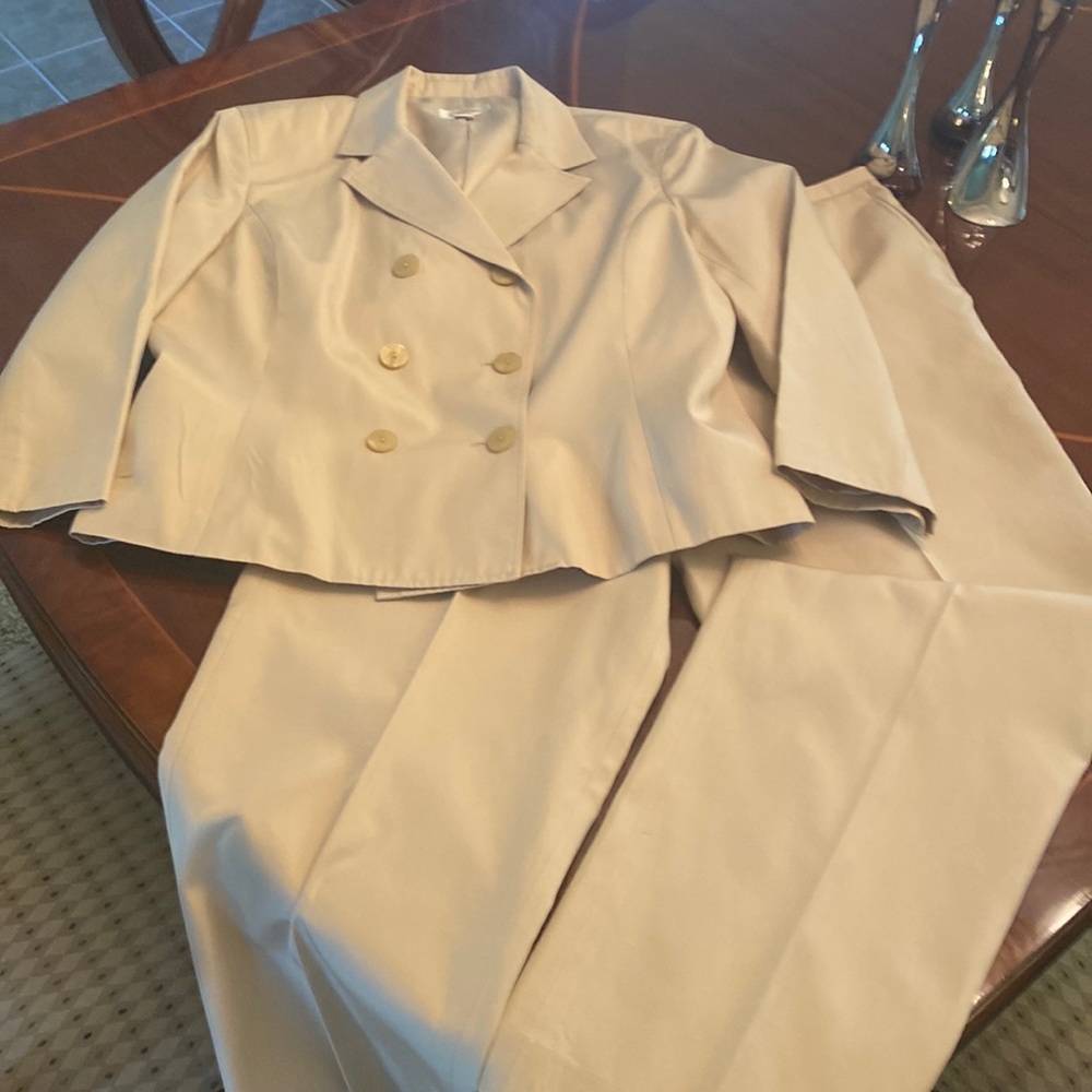 Talbots silk/cotton suit from 2003